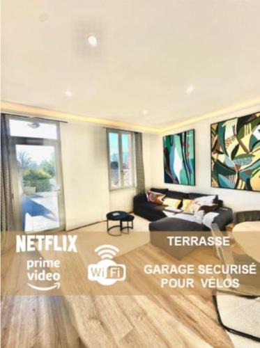 Villefranche-de-Lauragais Apartment | Élégance Lauragaise * Wifi * Netflix * Terrasse