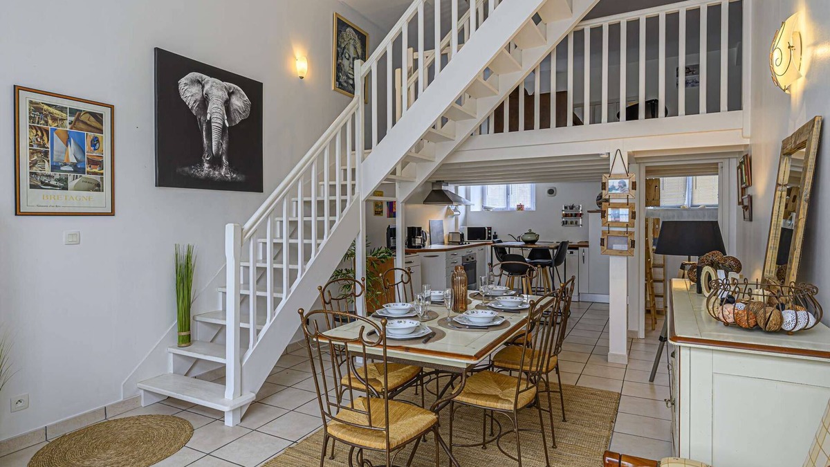 Etel Apartment | Étel - 4-room duplex apartment - 72 sqm - Wifi