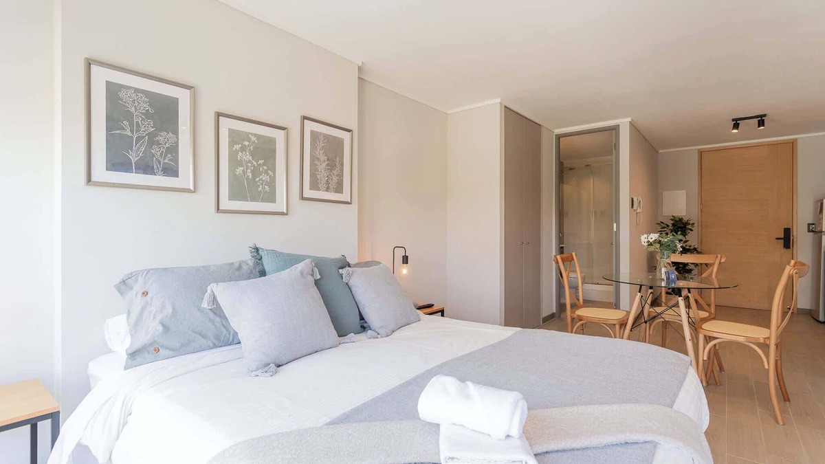Nunoa Apartment | Ñuñoa Oasis Chic Studio for 2 guests