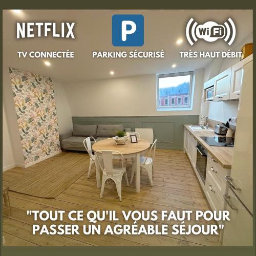 Douai Apartment | ღ Fabrik Parking sécurisé & Wifi fibre