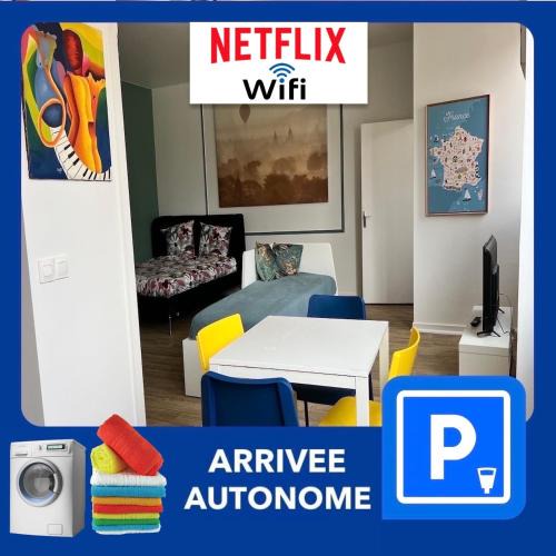 Cret de Roc Apartment | 011 CHIC & COSY STUDIO 40m2 HYPERCENTRE WIFI SMART TV NETFLIX