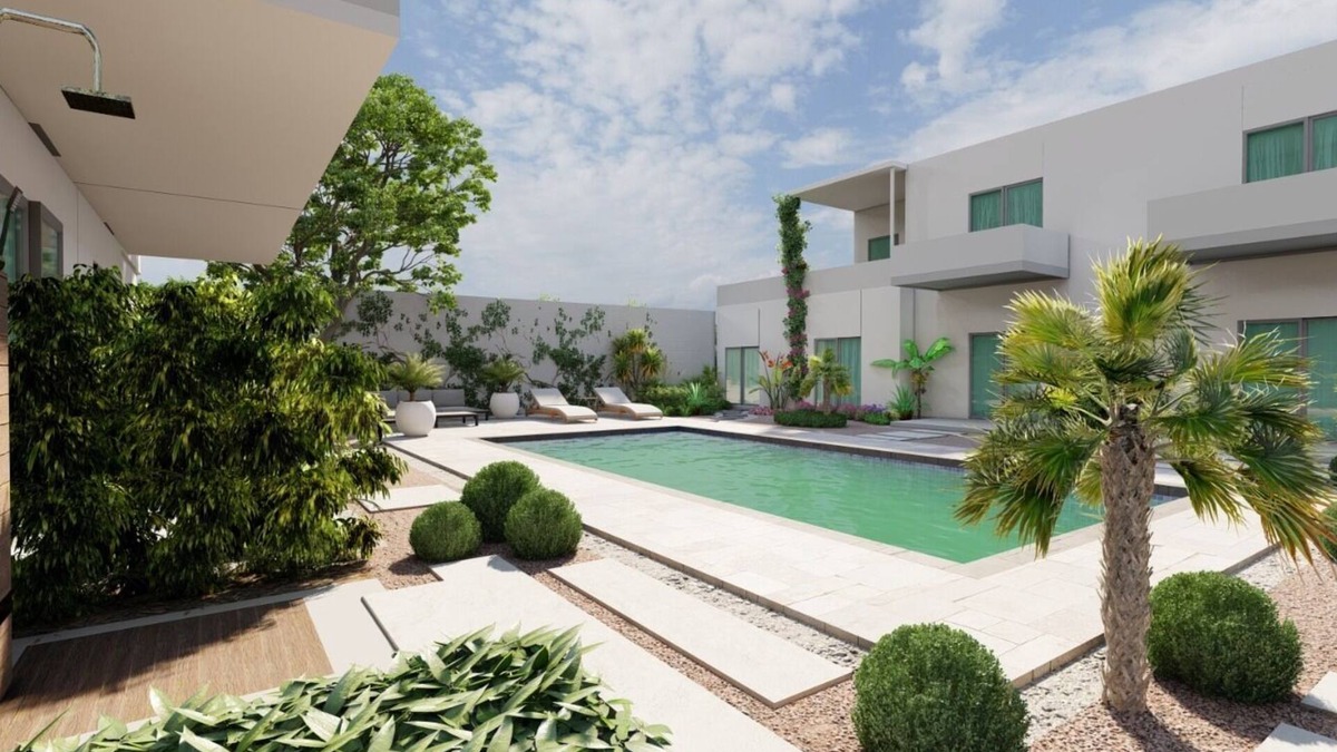Yalı Apartment | 1+1 Villa with Communal Pool in Bodrum Ortakent