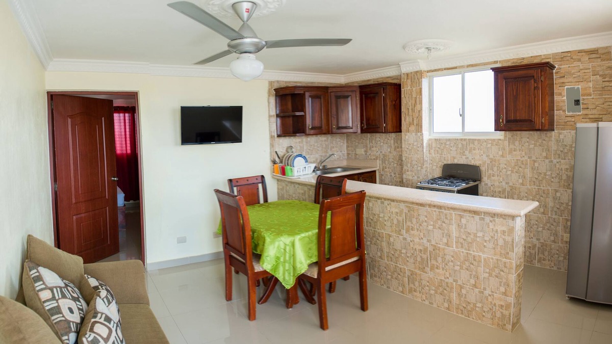 Corales del Sur Apartment | 1 Bedroom apartment Kitchen Balcony Las Americas Airport - Parque del Este