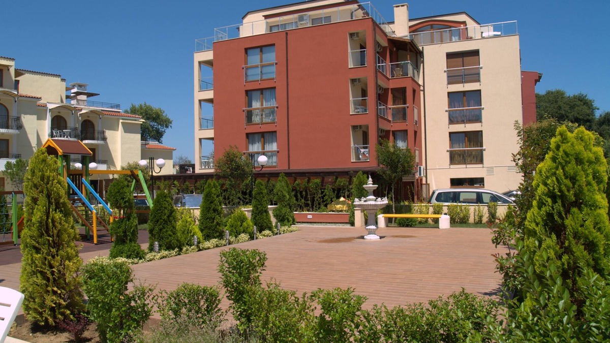 Sozopol Apartment | 1-bedroom apartment with sea and pool view near the beach in the aparthotel