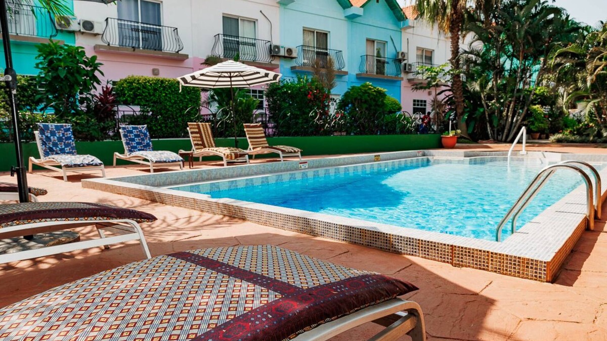 Kotu Apartment | 1 Bedroom Apartments | kitchen | Free Wifi | Daily Cleaning | AC | Cable | Pool