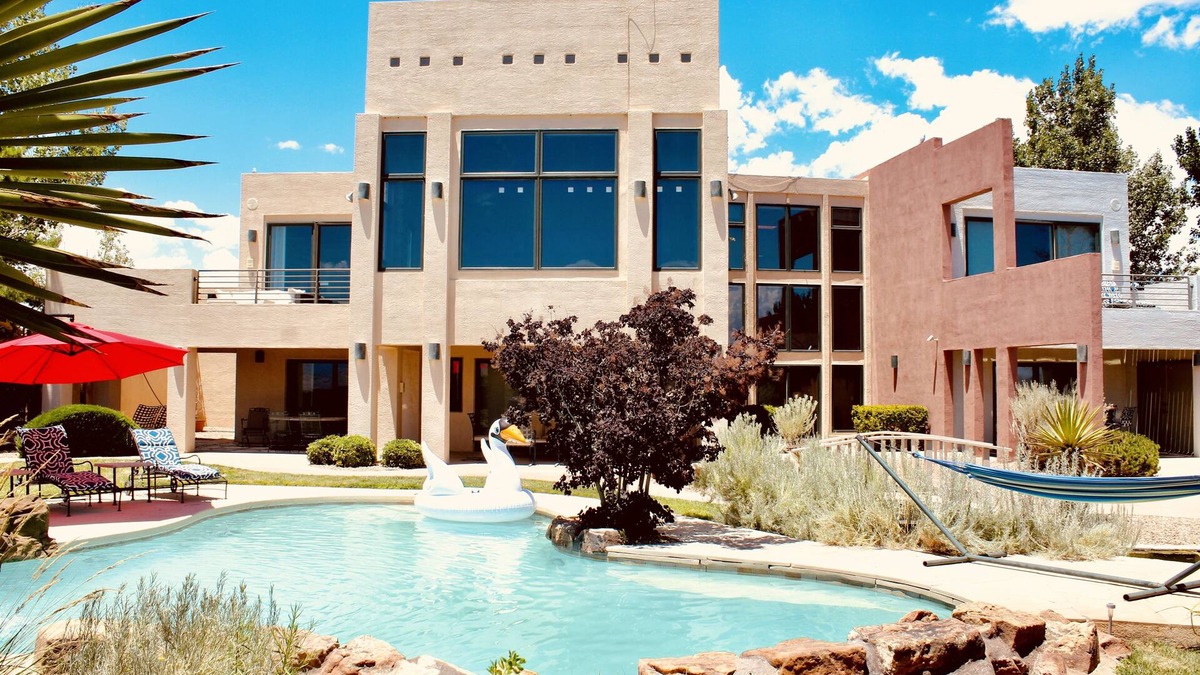 Rio Rancho House | #1 BEST VIEWS! Huge, Luxury Contemporary Home + HEATED POOL