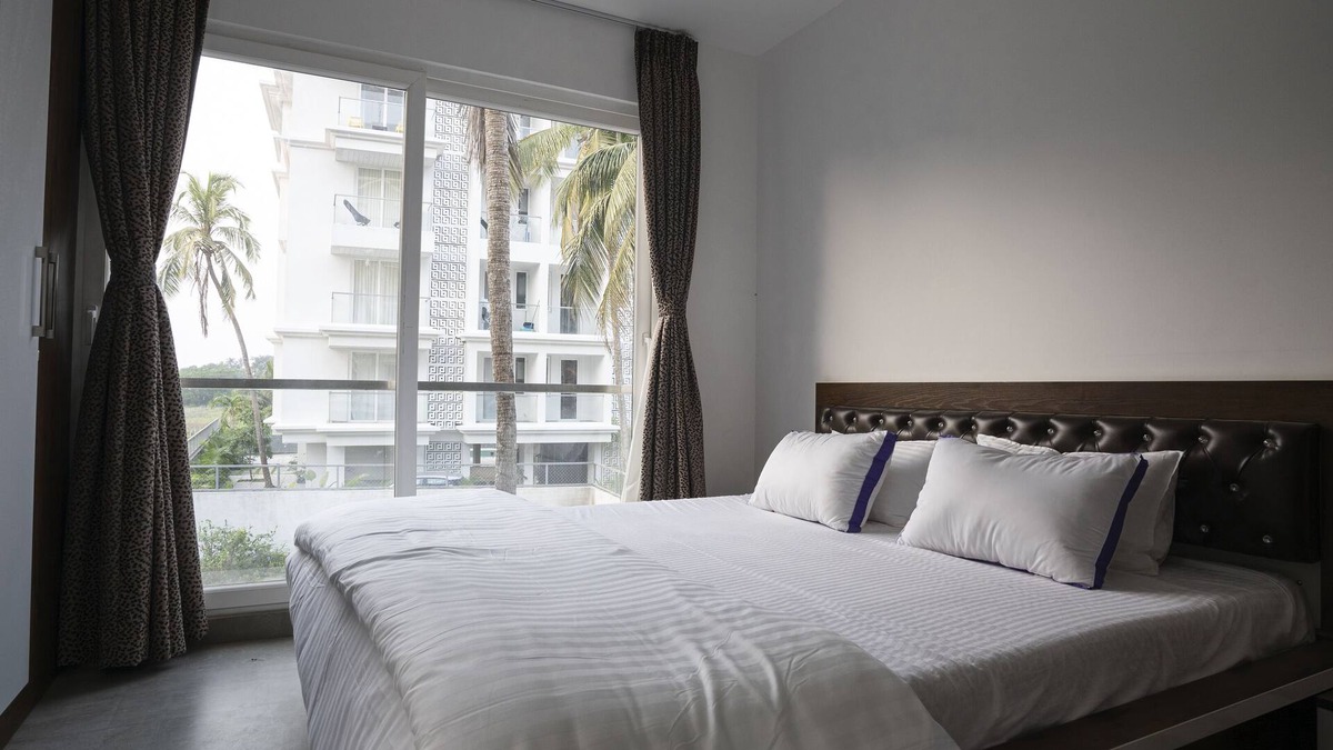 Calangute House | 1 bhk with articulate decor and oxy pool