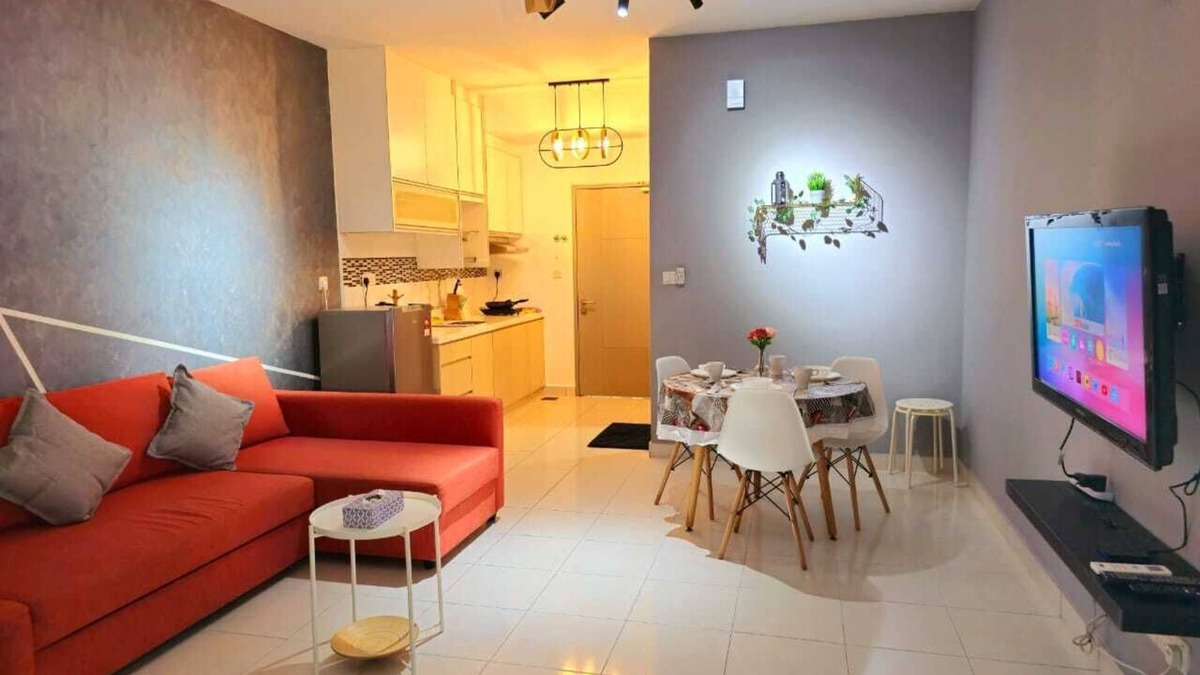 Kajang Apartment | 1 Dream Home @ Tiara Imperio Studio 舒适和最特别让您体验阳台风景