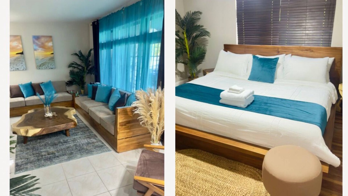Bahamia West House | 1 King & 2 Bunk Beds located 1.5 miles from the beach