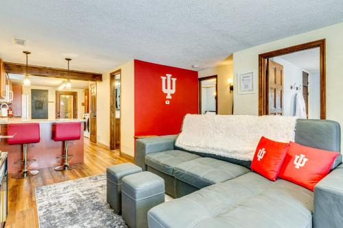 Bloomington House | 1 Mi to IU Hoosier Home with Fire Pit and Fenced Yard