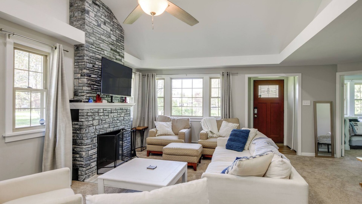Lake Erie Beach House | 1 Mi to Lake Erie: Family-Friendly Angola Home!
