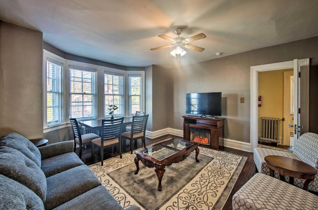 Reading Apartment | 1 Mi to Reading Pagoda Cozy Apt with Patio Access!