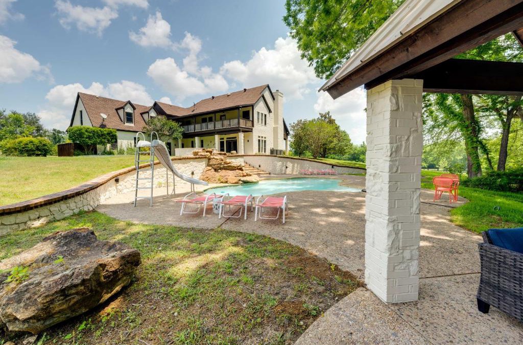 McKinney Villa | 10 Acres with Pool and Pond Luxury Melissa Villa!