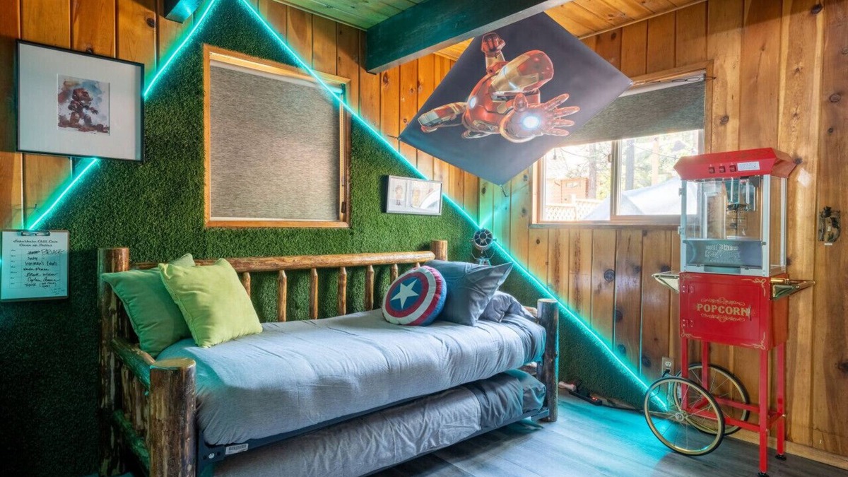 Big Bear City Cabin | 10 mins to Ski with Spa AC Firepit Hammock Dogs