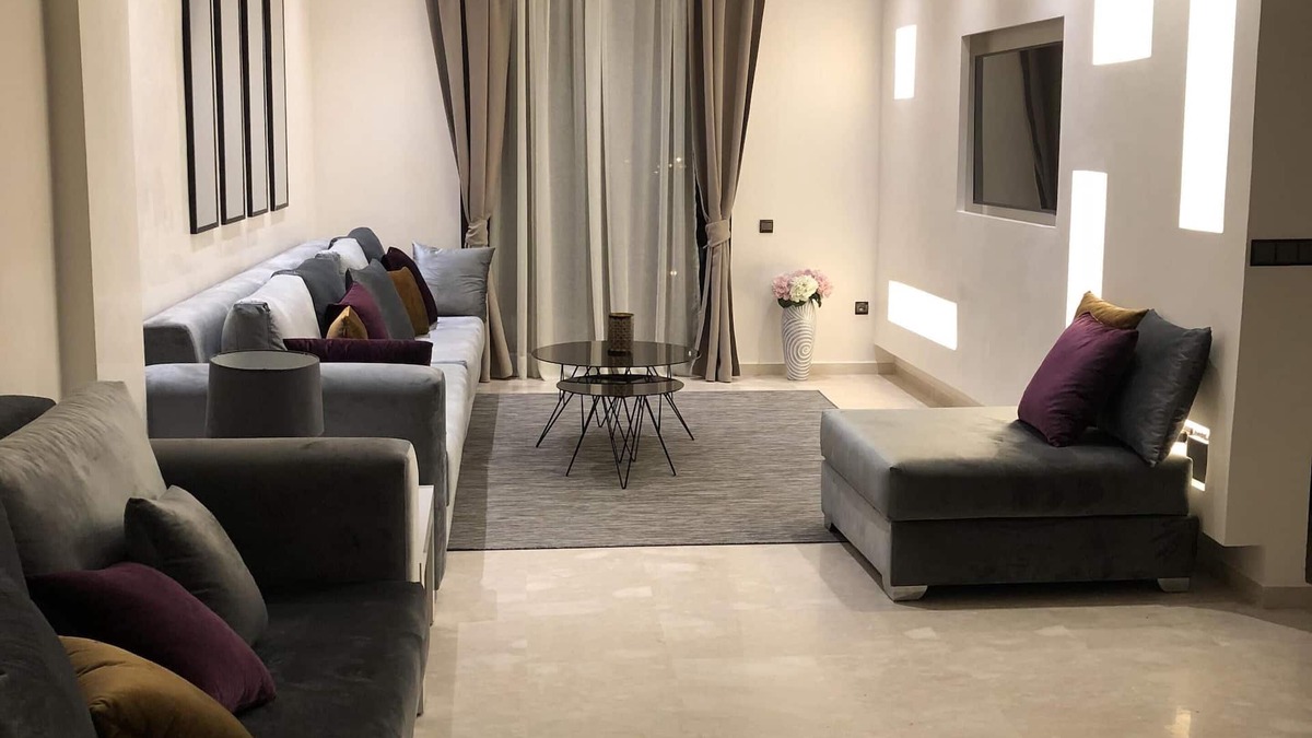 Gueliz Apartment | 100 m² luxury apartment with swimming pool private residence swimming pool