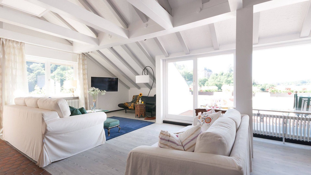 Baden-Baden Apartment | 104 sqm Black Forest dream view, thermal baths, festival house, horse racing, casino .