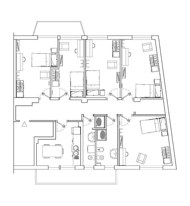 Udine Resort | 110 m² Private room ∙ 1 bedroom ∙ 5 guests