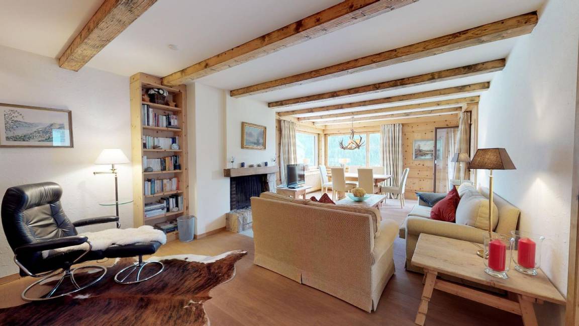 Sankt Moritz-Bad Apartment | 120 m² Apartment ∙ 3 bedrooms ∙ 6 guests