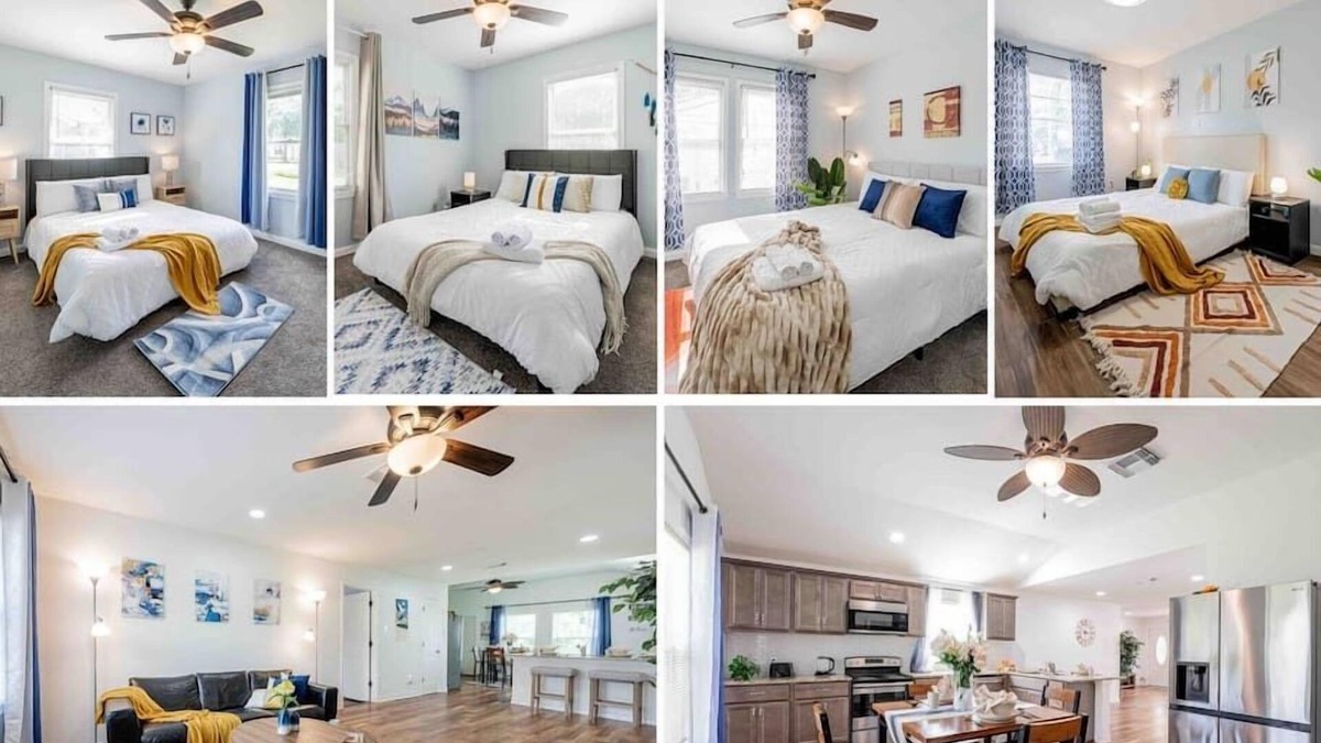 North Shore House | 13335 NEW cozy 4BR Emporia Escape