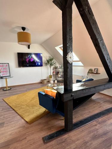 Huckingen Apartment | 148qm Apartment, nähe Düsseldorf, 4 Schlafzimmer, privater Parkplatz