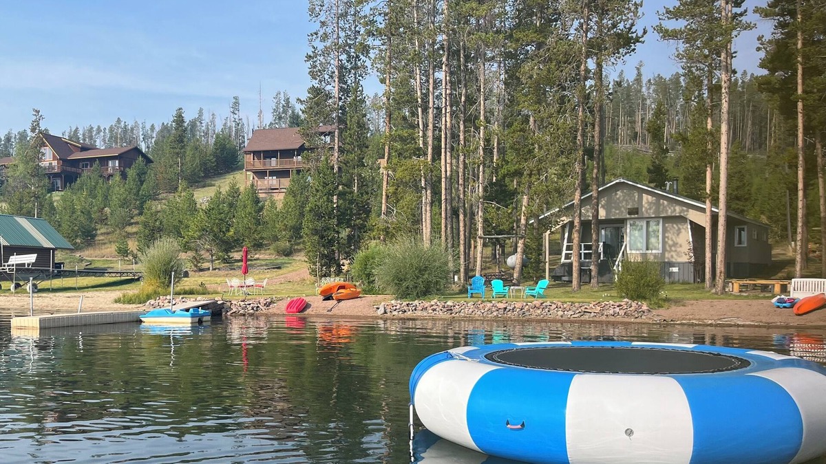 Georgetown House | 16 steps from lake porch to 70 ft of private beach, dock & shoreline.