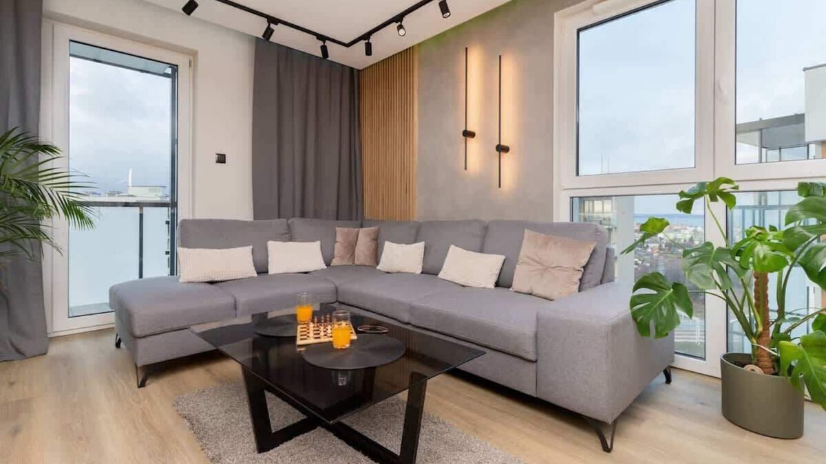 Nowy Port Apartment | 16th Floor Apartment | Gdańsk | Two Bedrooms