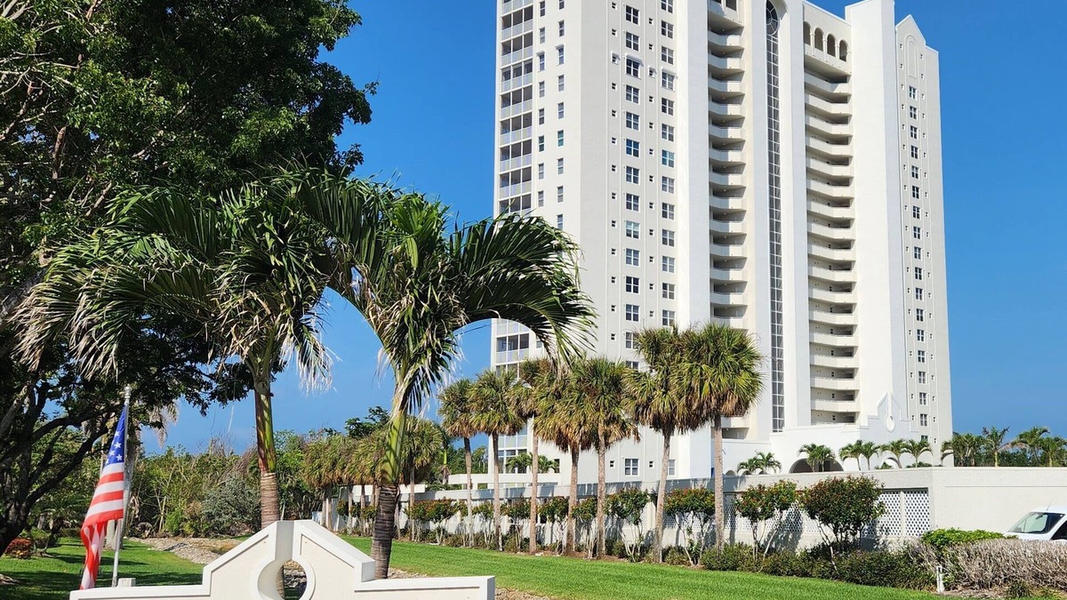 Pelican Bay Condo | 16th Floor Pelican Bay Condo - Amazing Gulf and Clam Bay views!