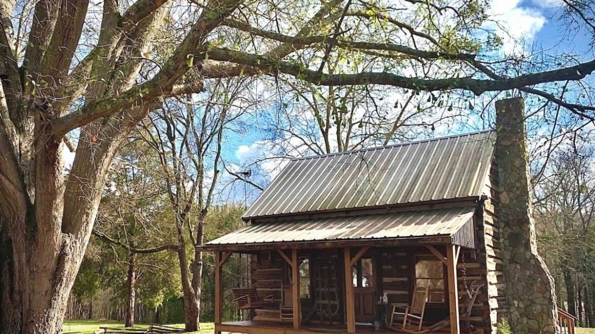 Rock Hill Cabin | 1800’s Cabin with Hot Tub, Pet Friendly