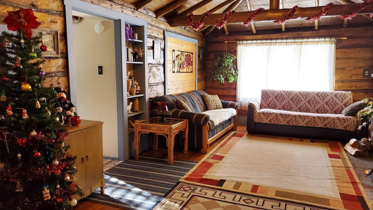 Pine Cabin | 1900's Log Cabin with Spectacular Valley View
