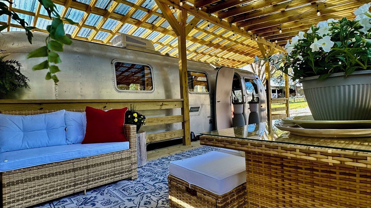 Columbia House | 1972 Airstream luxury tiny living at it's best in Columbia near Lake Murray!