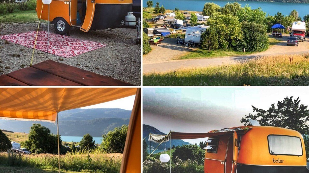 Springbank House | 1974 13 Ft Boler Vintage Travel Trailer