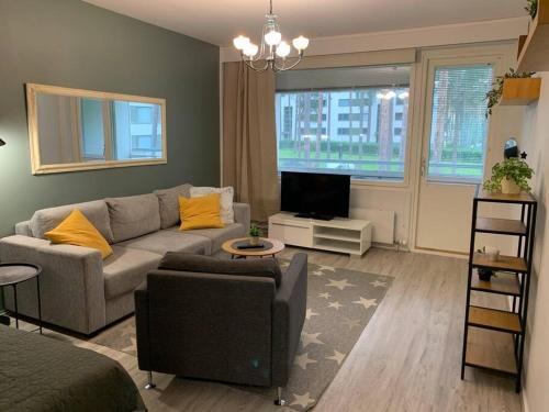 Oulu Apartment | 1BR Apartment TO8- big balcony, free parking