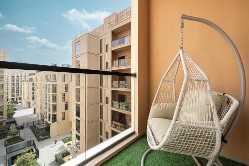 Sharjah Apartment | 1BR Apartment With Balcony - 9 Mins to Sharjah Airport - Balcony Breeze