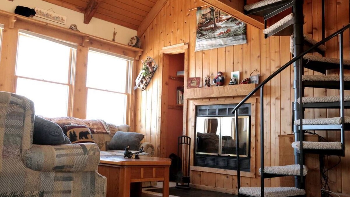 Davis Cabin | 1BR cabin plus loft sleeps 6 fantastic views