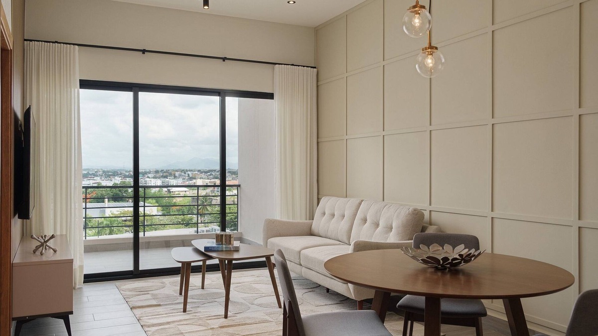 Santo Domingo Oeste Condo | 1BR*King|Plaza Paseo 27+Rooftop| Yellowkey