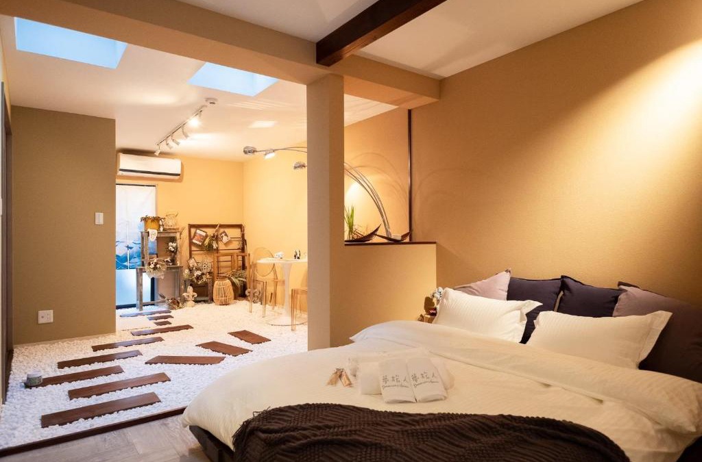 Nishinari House | 1Fモダン和風一軒家48平米 花園町駅3min天下茶屋駅10min難波心斎橋梅田関西空港直結WIFI