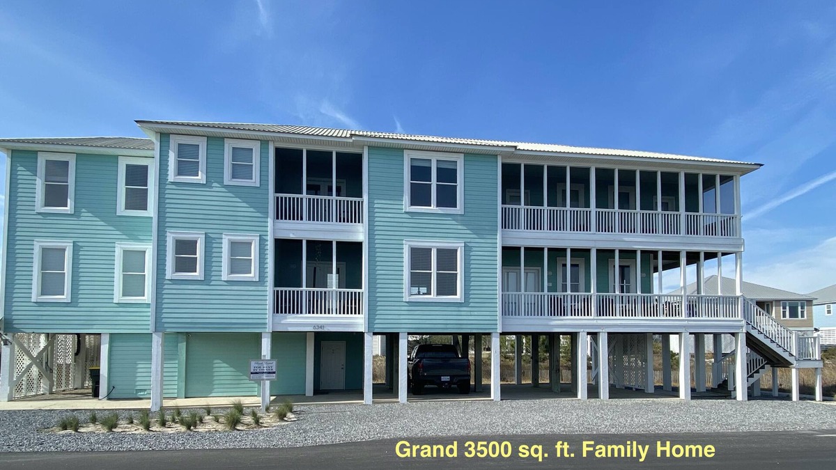 Morgantown House | 1min to Boardwalk-Large 2nd Tier Home-Elevator-2 pools-6Balconies-tennis/pickl.