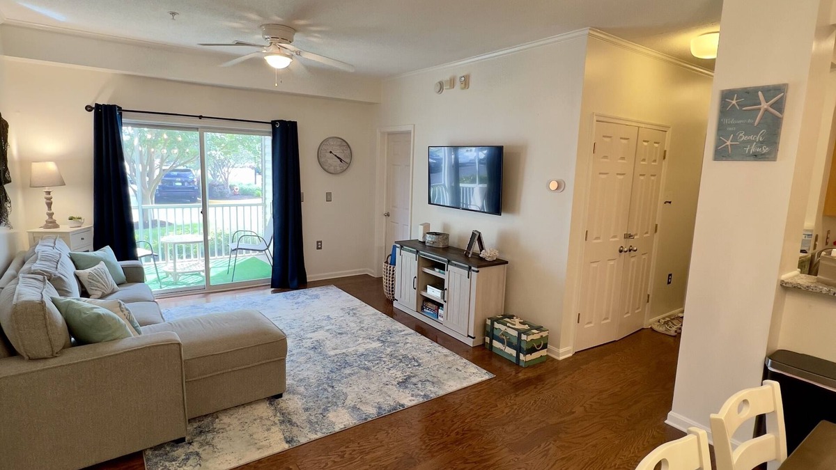 Villages of Five Points Condo | 1st Floor Beach-town Condo. We are Pet Friendly!