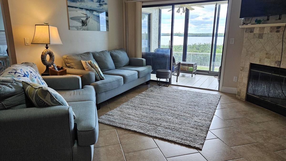 Bethune Beach Condo | 1st floor with river view. Across the street from the beach.