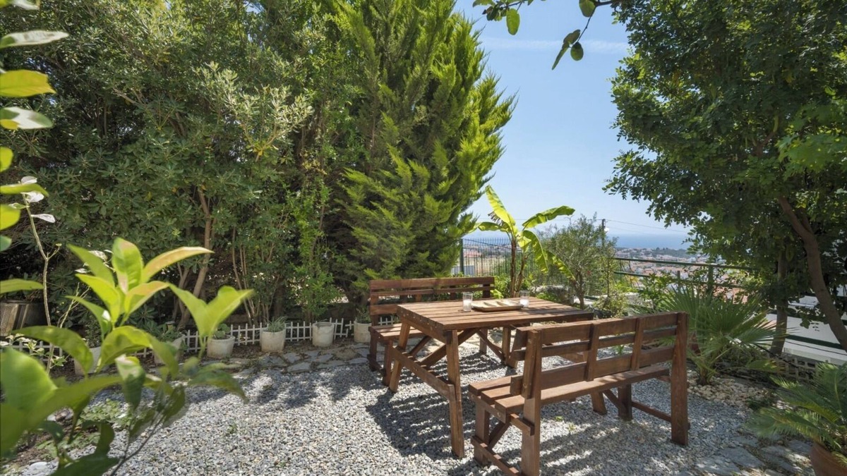 Datca City Center Villa | 2+1 GARDEN FLAT WITH SEA VIEW