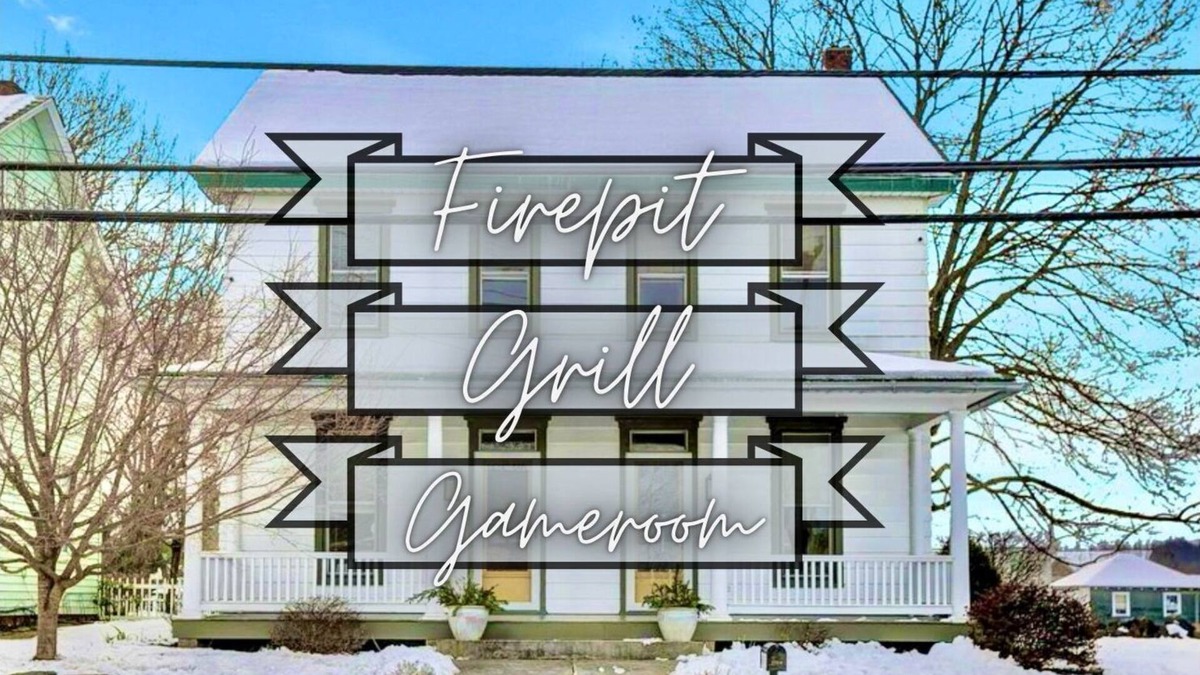 Campbelltown House | 2,200 Sq Ft w/2 Gamerooms, Firepit & Grill 15 Minutes To Hershey