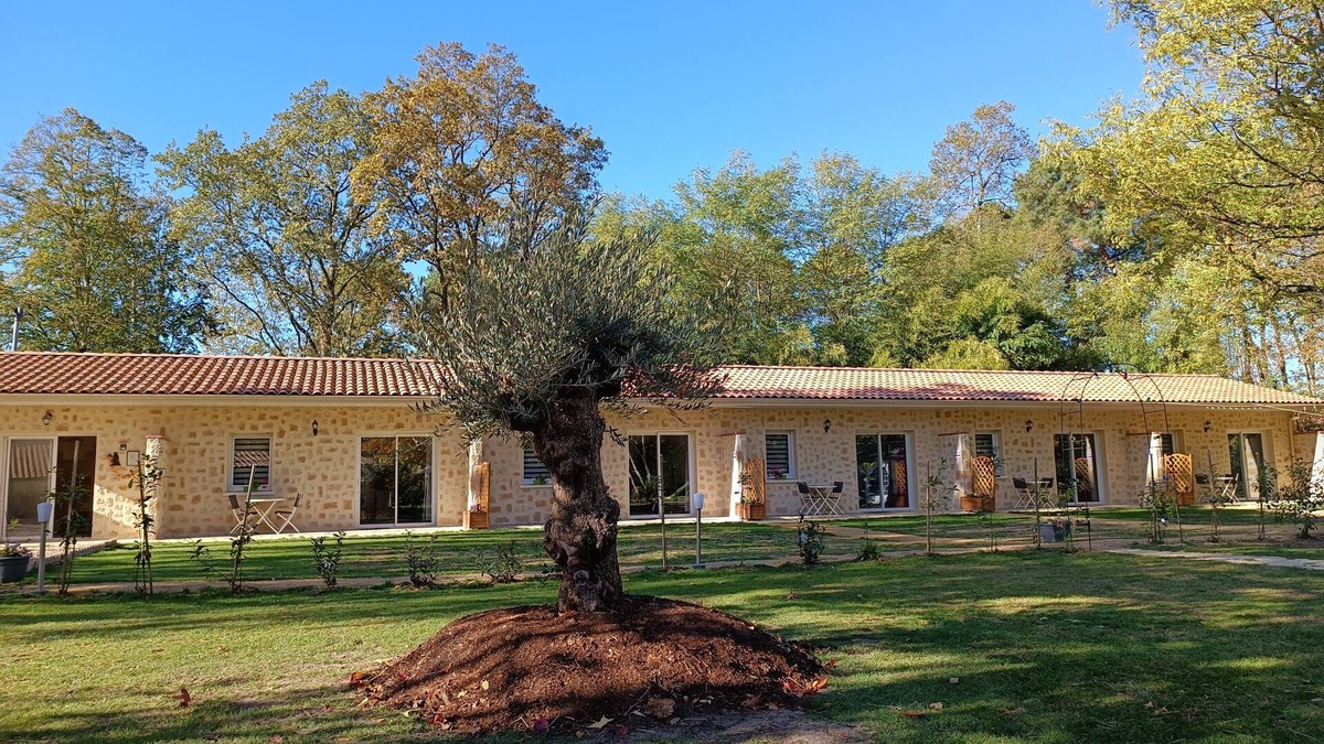 Saint-Pardon-de-Conques Apartment | 2/4-person gîte with small garden and shared swimming pool