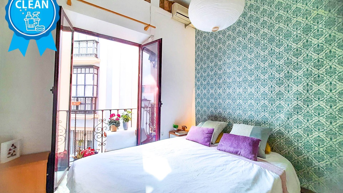 San Bartolome Apartment | 2 balconies! Lovely Center Apartments Alfalfa