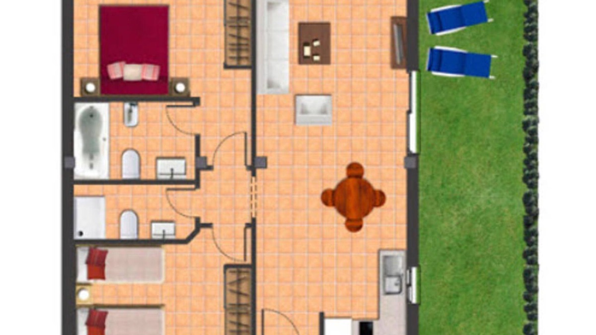 La Linea de la Concepcion Apartment | 2 bedroom apartment with garden block 2 (Apartment 1)