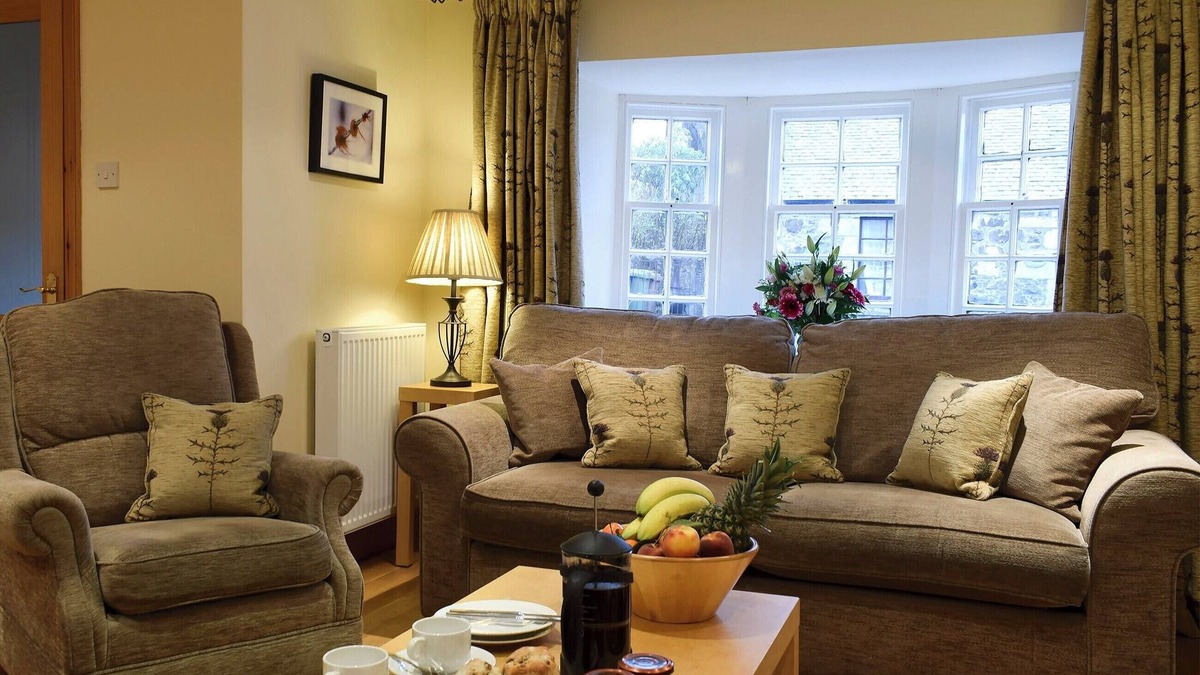 Pool of Muckhart Cottage | 2 bedroom accommodation in Muckhart, near Gleneagles