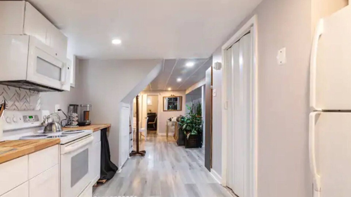 16th Street Heights Apartment | 2-bedroom basement apartment in charming Washington Heights with WiFi and AC.