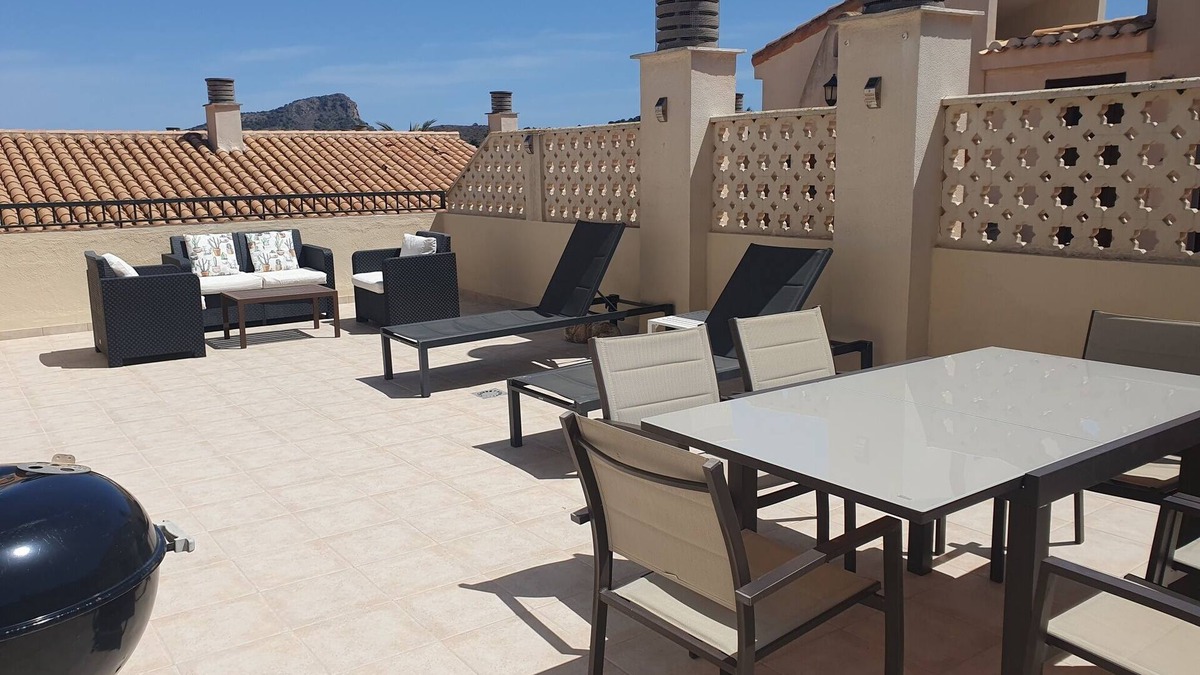 Diputacion de Rincon de San Gines Apartment | 2 Bedroom Bellaluz Apartment with large, private roof top Sun Terrace.