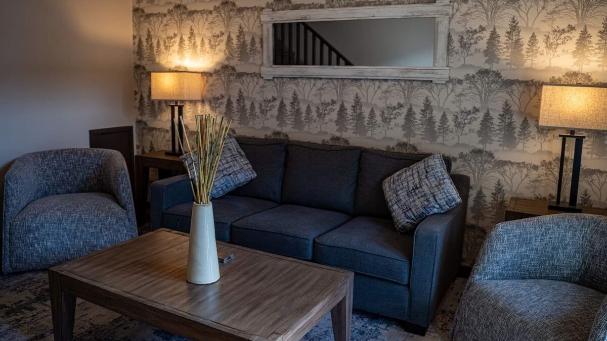 Cougar Creek Condo | 2 Bedroom Condo at Mystic Springs Chalets & Hot Pools