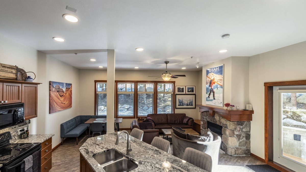 Salt Lake Mountain Resorts Condo | 2-bedroom condo steps from Solitude Resort Ski Lifts