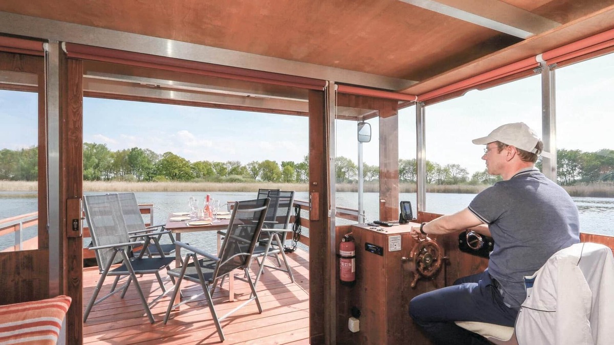 Eggesin Boat Rental | 2 bedroom lovely ship in Loitz